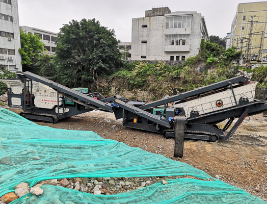 履带式破碎筛分站助力广东建筑垃圾变废为宝