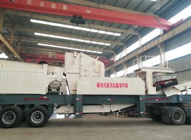 陕西建筑垃圾综合处理方案，时产100方移动破碎机