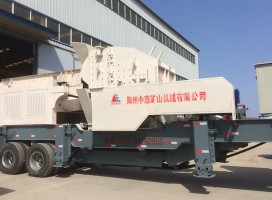 新型移动式建筑垃圾处理设备入驻西安 实现废料再生利用