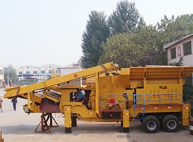 中意移动式建筑垃圾破碎机亮相河南驻马店