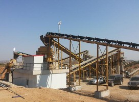 日产2300吨移动式破碎机在陕西安装完成 建筑垃圾处理开工在即
