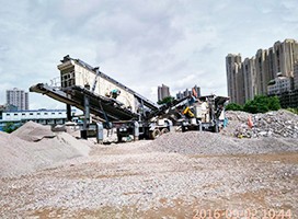 余杭区建筑垃圾再生处理：建筑垃圾处理现场