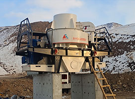 内蒙古500吨/时玄武岩破碎制砂生产线安装现场